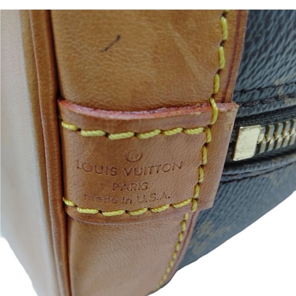 065355B V Louis Vuitton Satchel Bag Alma Monogram - Picture 8 of 10